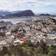 Alesund vom Berg Aksla aus