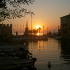 060830 Hafen von Lazise beim Sonnenuntergang