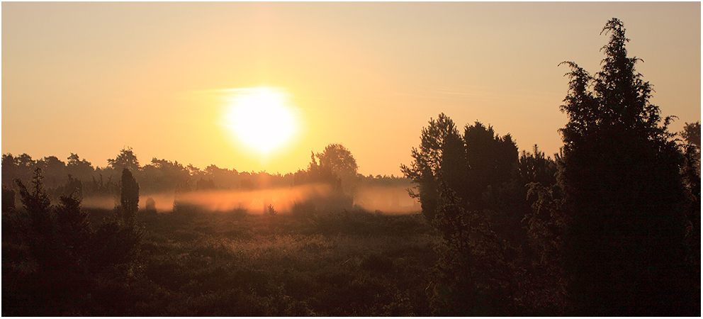 06.11.  Uhr - Sonnenaufgang Lüneburger Heide