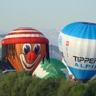 06:30 Ballonstarts, 2. Internationale Ballontage Rheinvorland