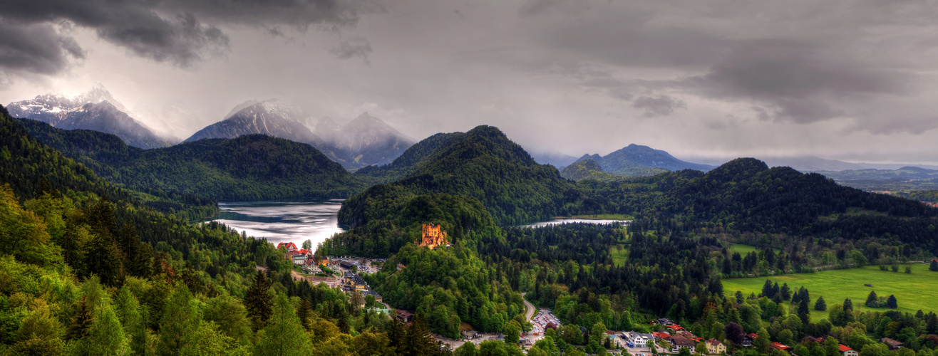 Panorama Hohenschwangau von Gerald Eggert