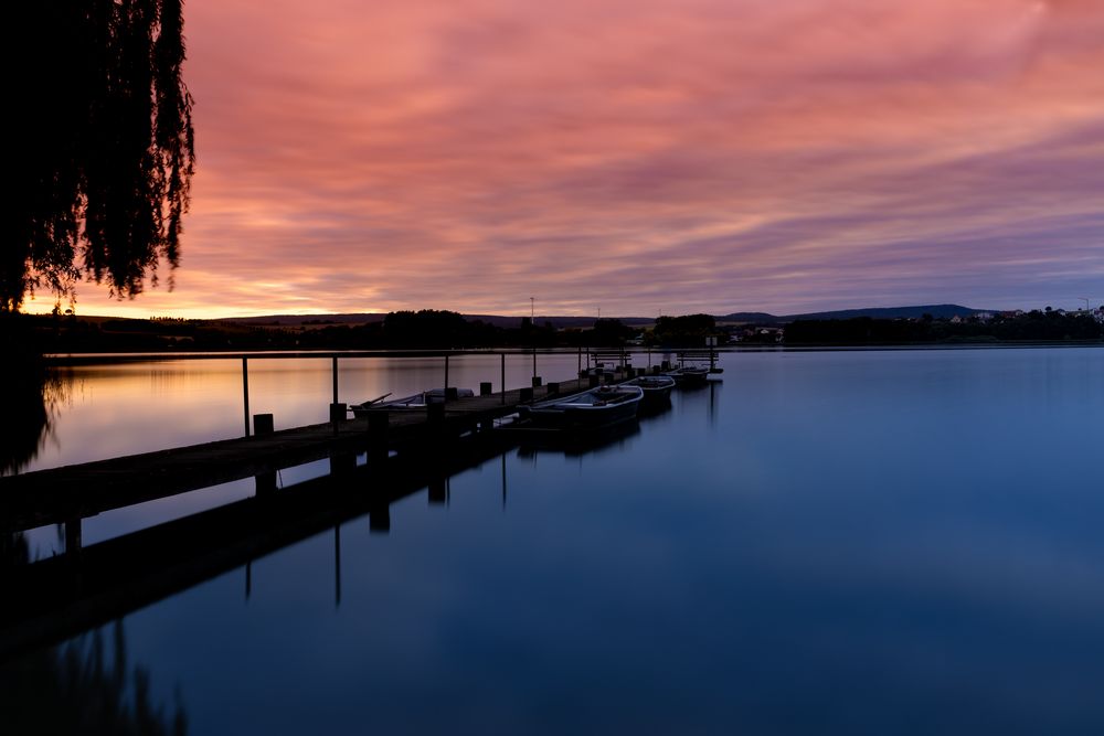 Sonnenuntergang am Seeburger See