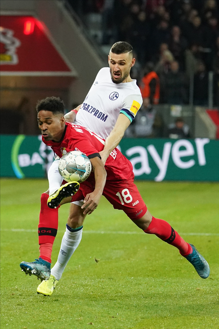 07.12.2019, BayArena, Leverkusen, GER, 1. FBL, Bayer 04 Leverkusen vs. FC Schalke 04,