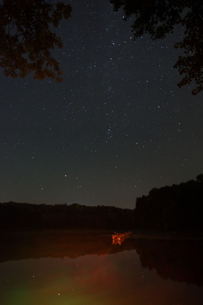 Nachts am Steinertsee von Rita Priemer