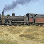 077-Indien-CC664Schmalspur-Pacific im Bahnhof Bankura