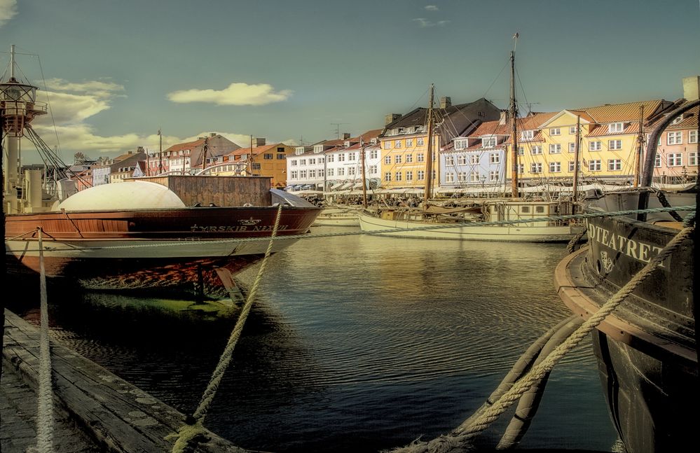 Copenhagen Nyhavn von Elbe 536