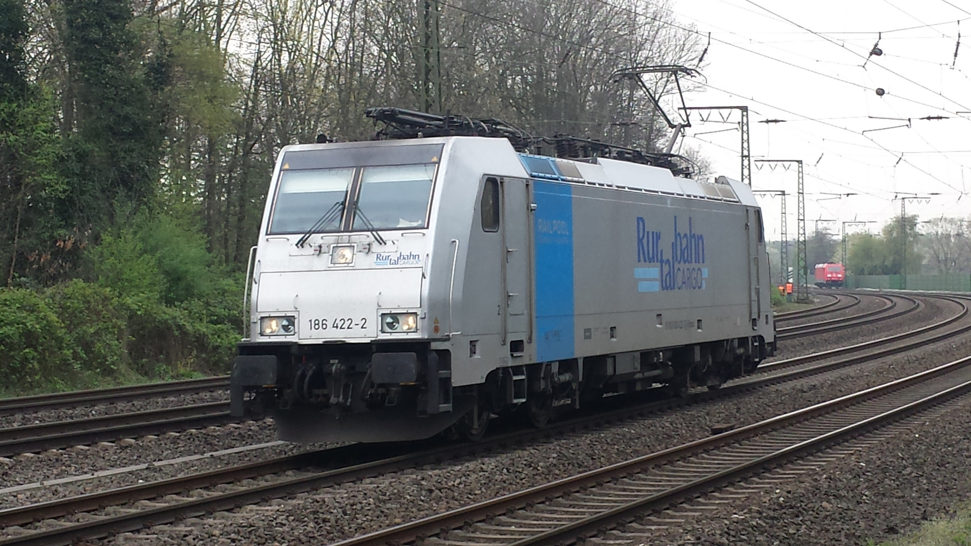 08.04.2017 DuisburgAbzweig Lotharstraße 186 422-2 der Rurtalbahn als Lz Richtung Oberhausen