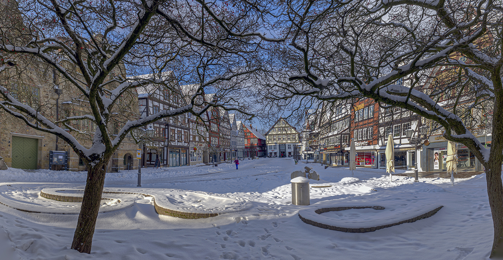 0864T-65T Marktplatz Rinteln Winter