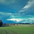 09.03.2020 Blick zum Dorf und ins Fichtelgebirge