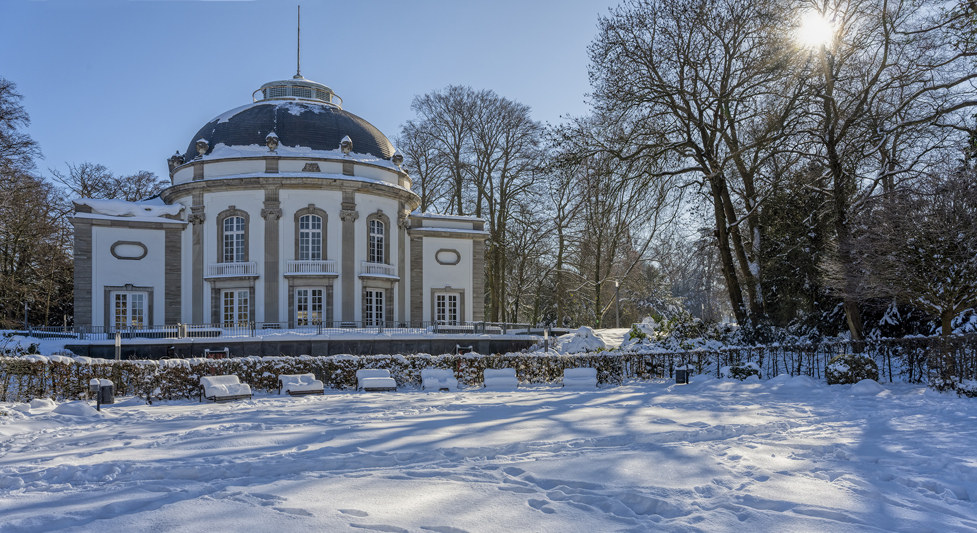 0913TZ Theater im Kurpark Bad Oeynhausen Winter