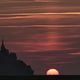 Mont-Saint-Michel  im Abendrot