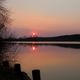 Sonnenuntergang am Teich