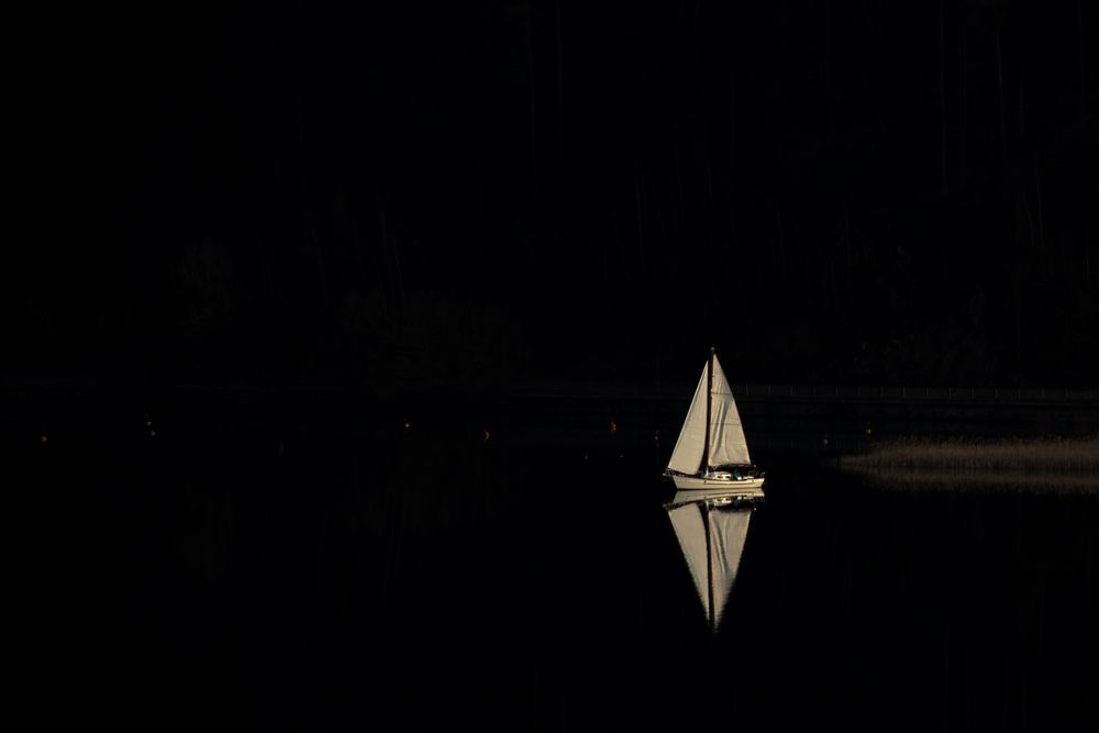 I´m sailing...aber bei wenig Wind. von Gernot Heitzer