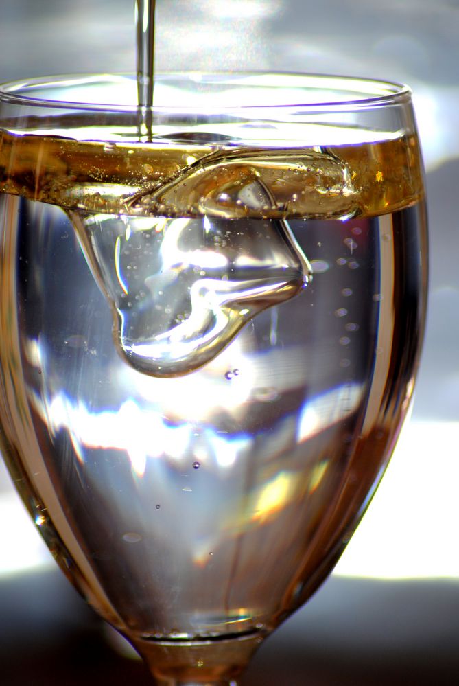 De l'huile dans l'eau pour une photo transparente ... de alain pannier 