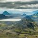 Blick vom islndische Hochland in Richtung Alftavatn