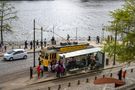 Waiting for the Tramway to Matosinhos von Nico Berte