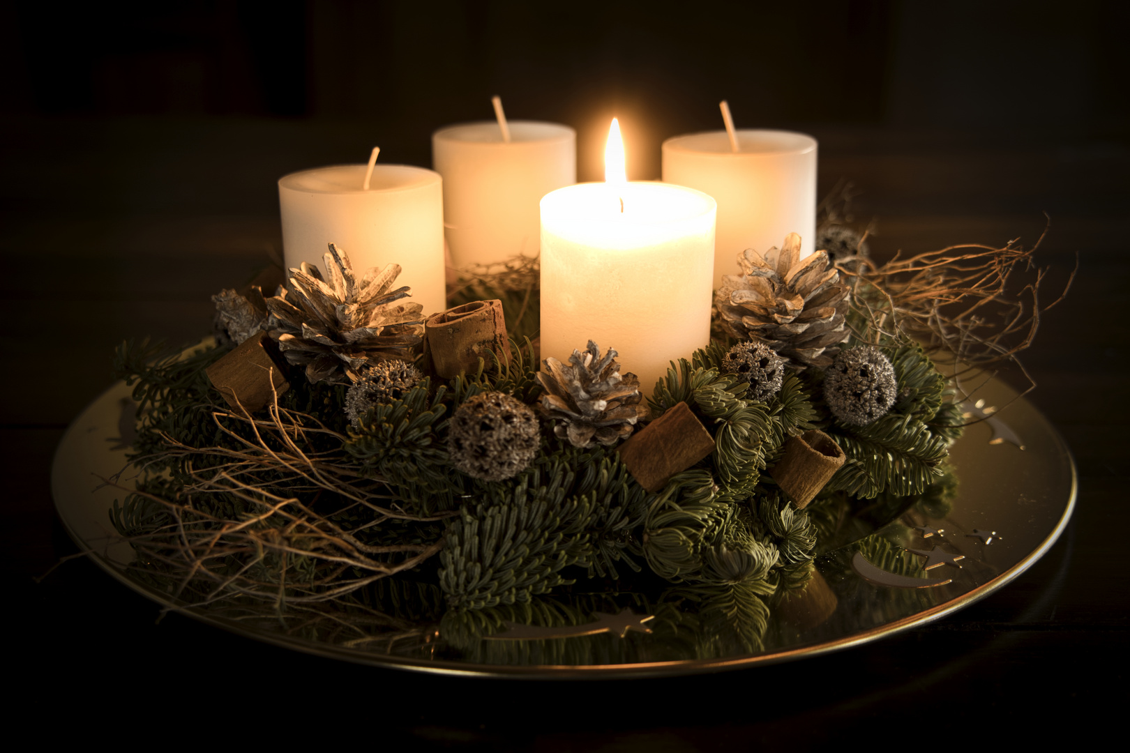 1. Advent Foto &amp; Bild stillleben, karten und kalender