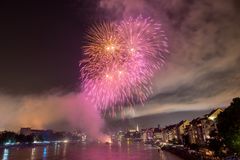 1. August Feuerwerk Basel 2