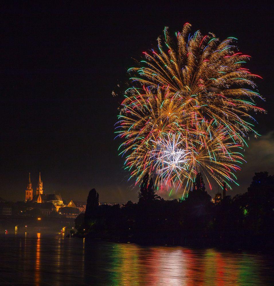 1. August Feuerwerk Basel