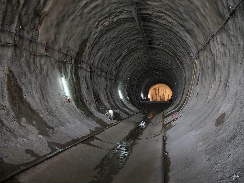 1. Blick in den Fildertunnel