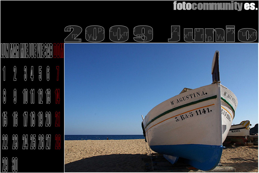 1º CALENDARIO FC ES 2009. - JUNIO