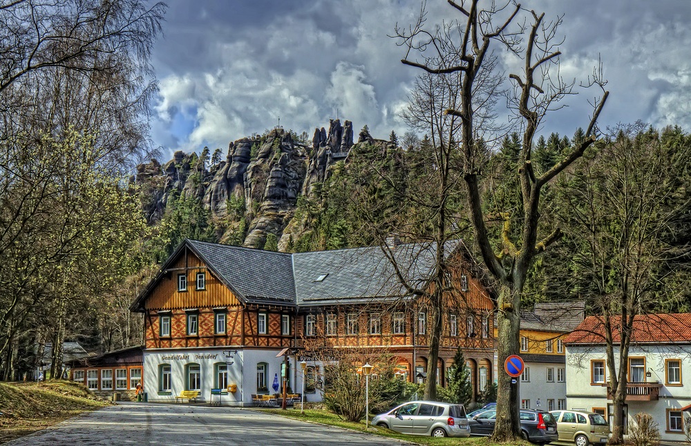 (1) Die Gondelfahrt in Jonsdorf...