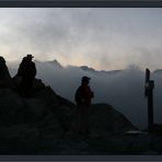 (1) Gornergrat: 5 Uhr 15... das Warten auf die Sonne...