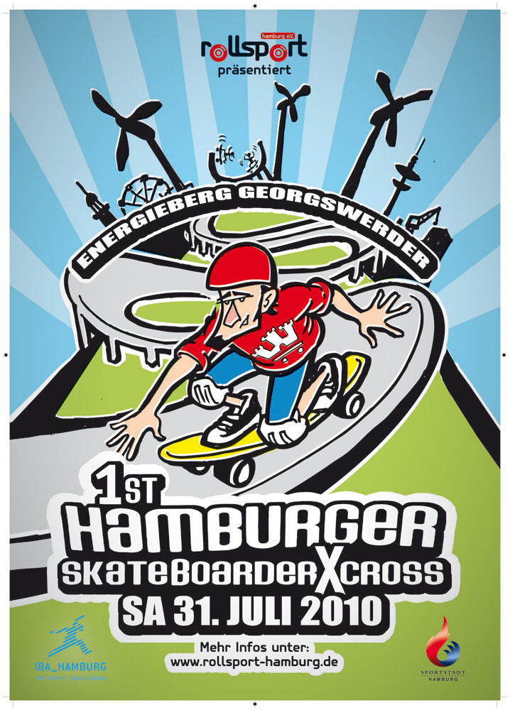 1. Hamburger Skateboardercross