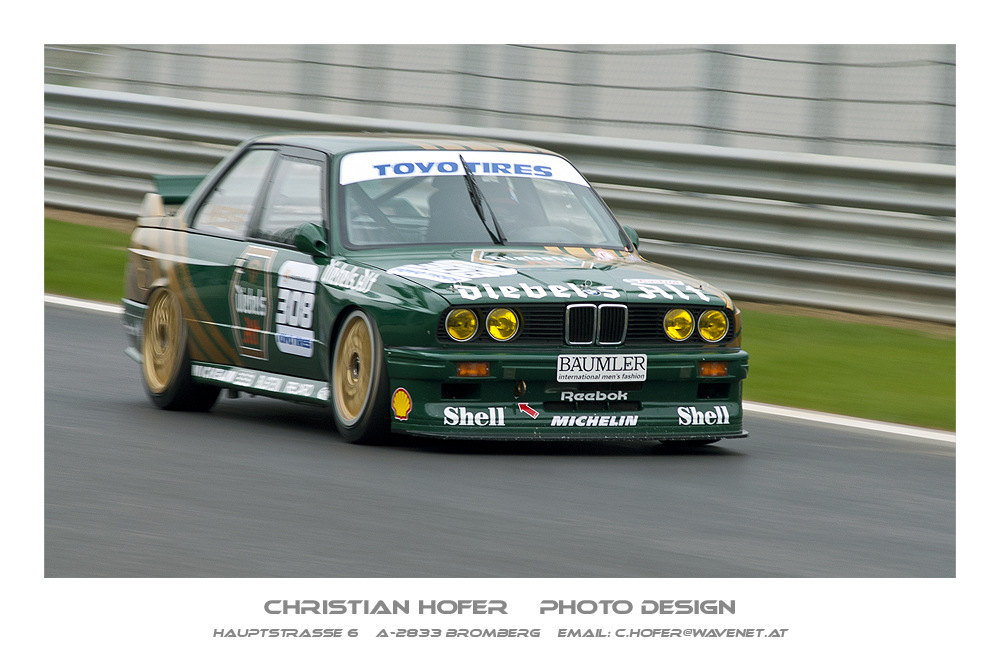 1. HISTO-CUP-LAUF RBR / 16.17.04.2011 / BMW M3 E30 DTM II