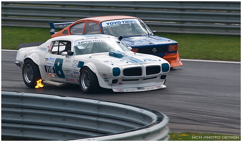 1. HISTO-CUP-LAUF RBR / 16./17.04.2011 / Pontiac Trans Am vs Opel Kadett GTE