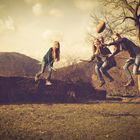 1. internationales Witch-Rugby auf der Burg Reichenstein