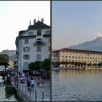 1._ Luzern Kapellbrücke & Pilatus Berg _ X View _