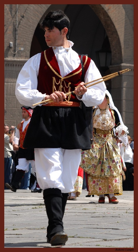 1 Maggio 2008 - Sagra di Sant'Efisio a Cagliari - Suonatore di Launeddas