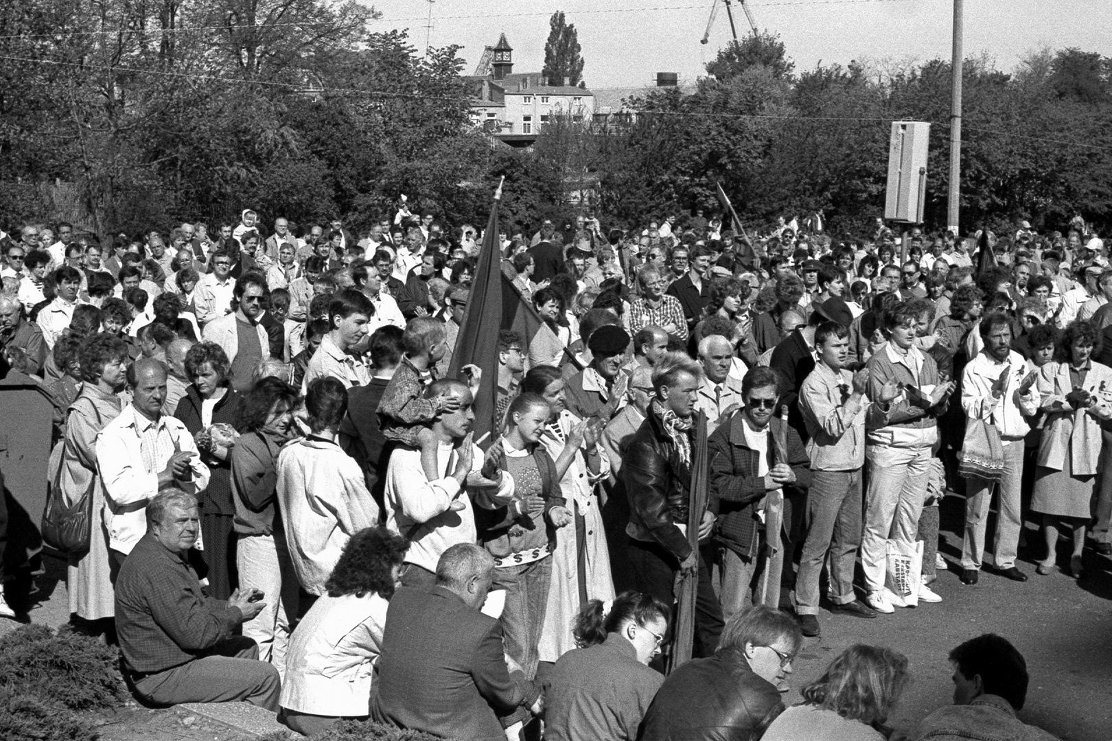 1. Mai 1990 in Rostock