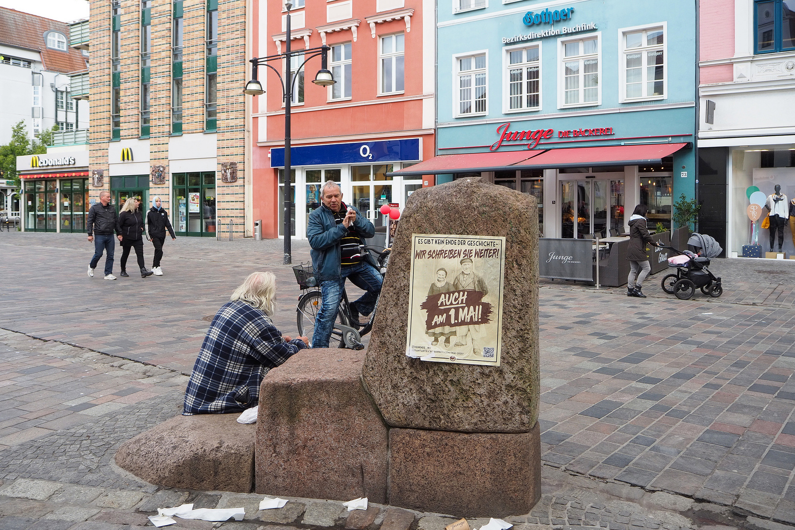 1. Mai 2020 in Rostock (2)