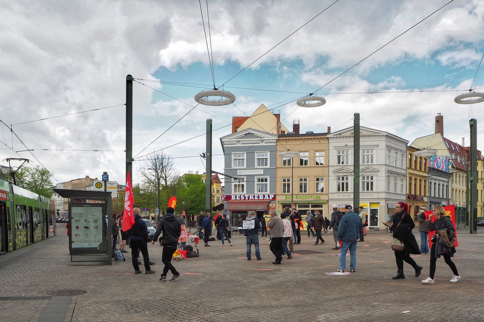 1. Mai 2020 in Rostock (3)