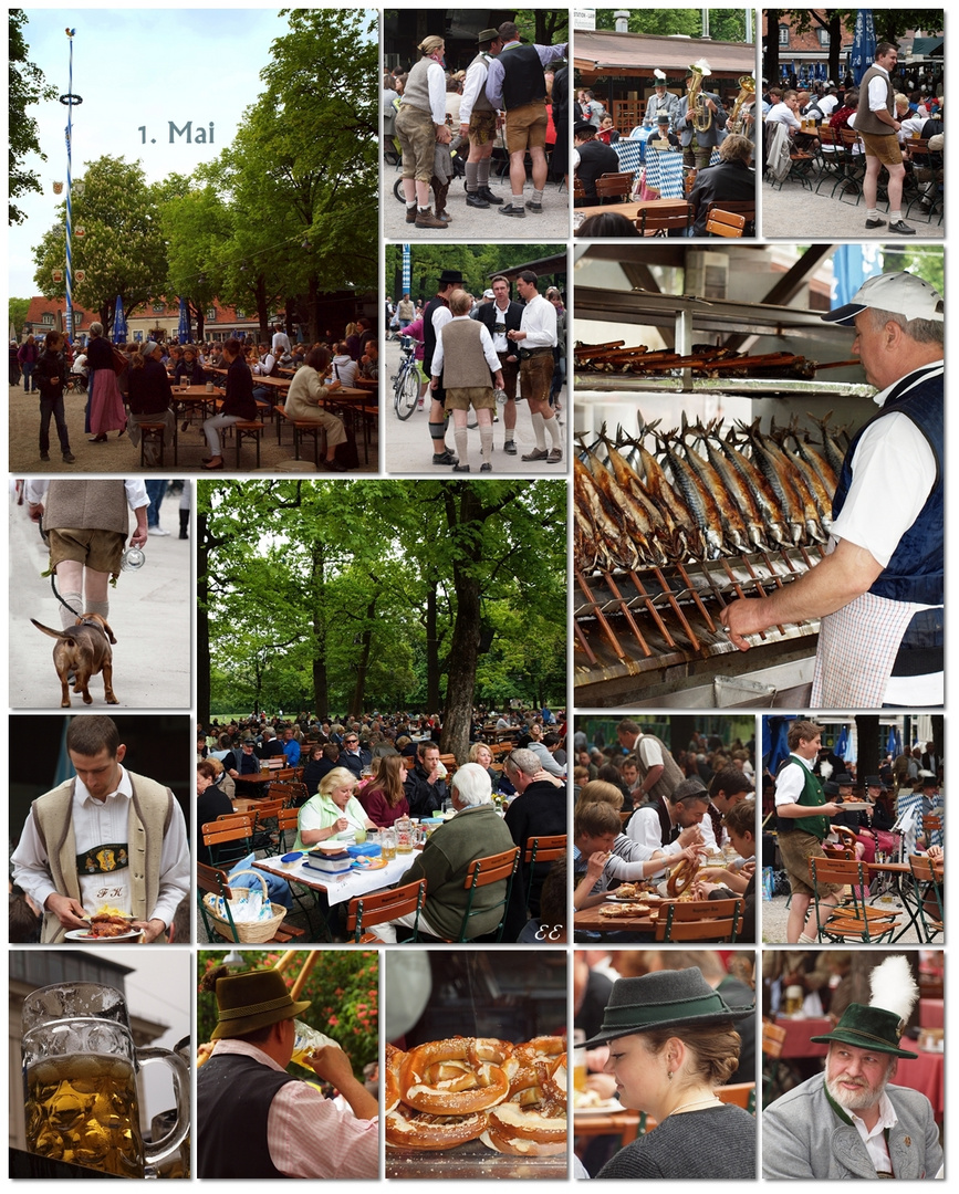 1. Mai im Hirschgarten...