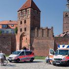 1. Mai in Tangermünde Aufmarsch der Helfer