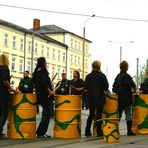 1. Mai in Zwickau...trommeln gegen die Blockadeblockierer