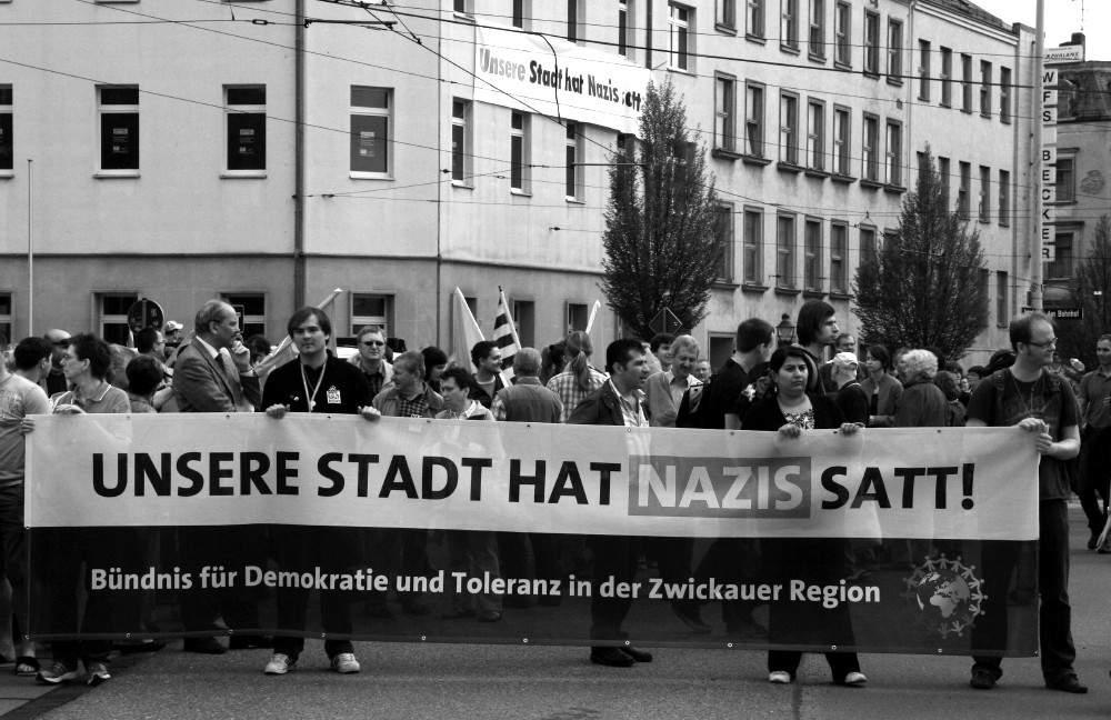 1. Mai in Zwickau...Unsere Stadt hat Nazis satt