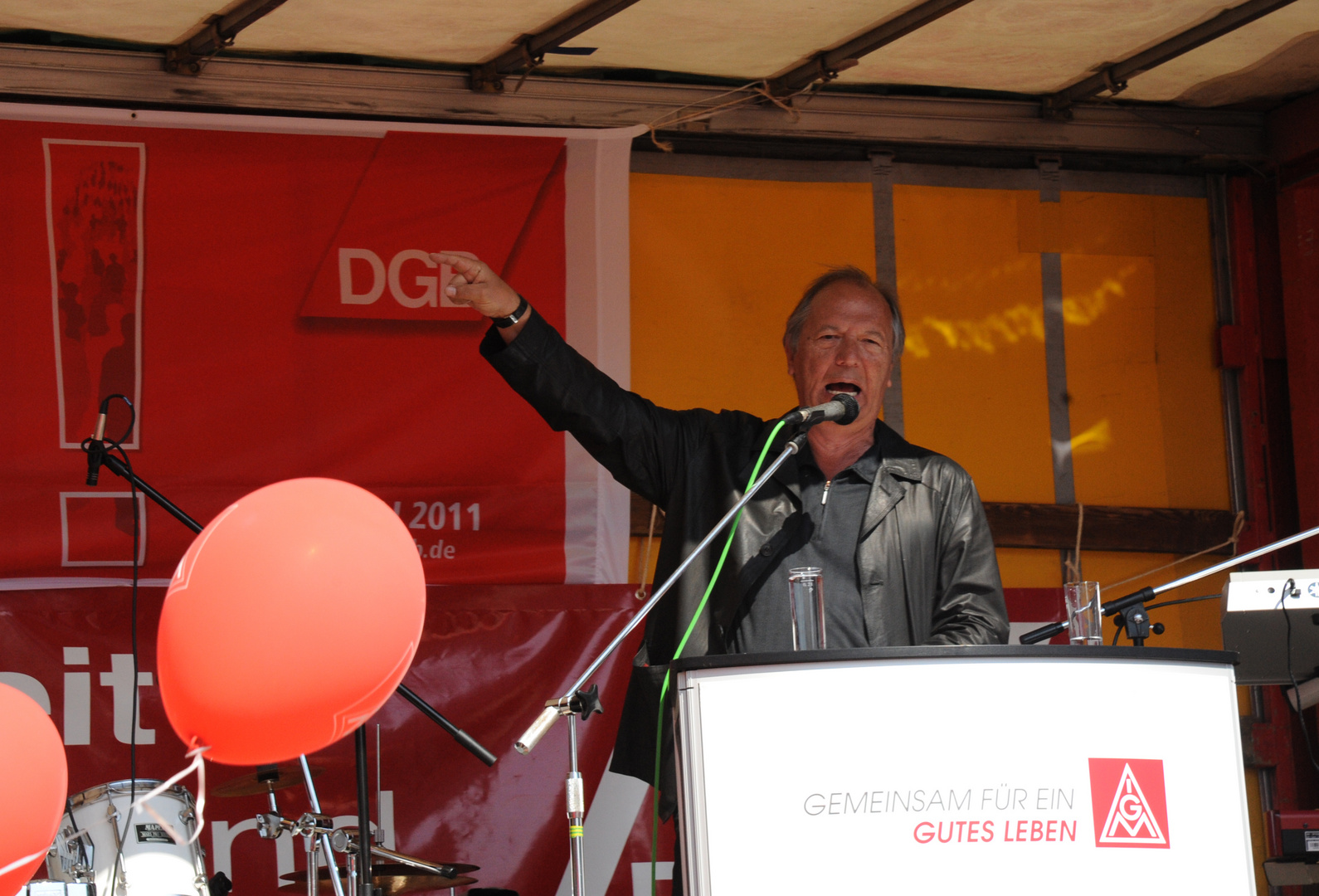 1. Mai, Siegburg, Kabarettist Wilfried Schmickler