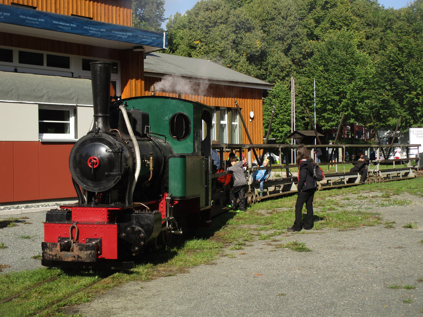 1. Oberharzer Dampfwochenende bei der Tagesförderbahn in Clausthal-Zellerfeld.