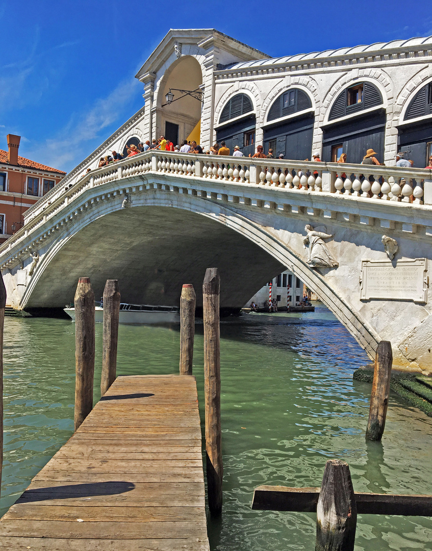 1 Rialtobrücke in Venedig