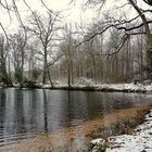 1. Schnee in der Parklandschaft von Schloss Rheydt ...