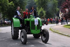 1. Schönberger Oldtimertreffen: Der fröhliche Grüne