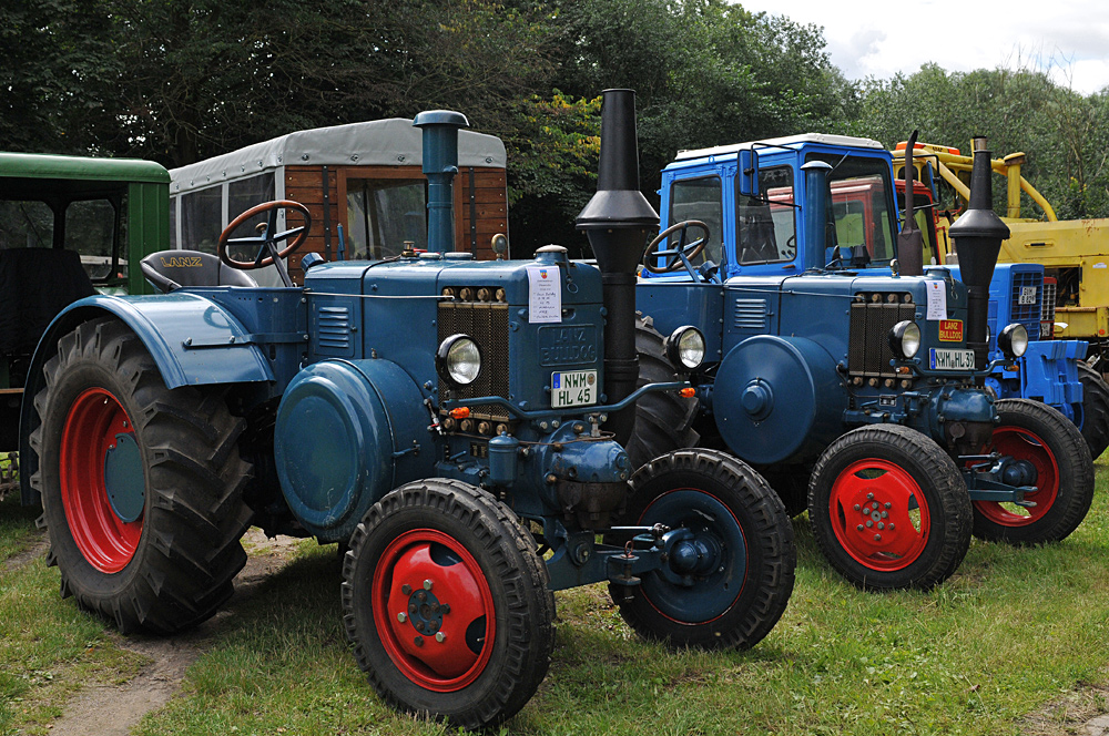 1. Schönberger Oldtimertreffen: Lanz – Blau