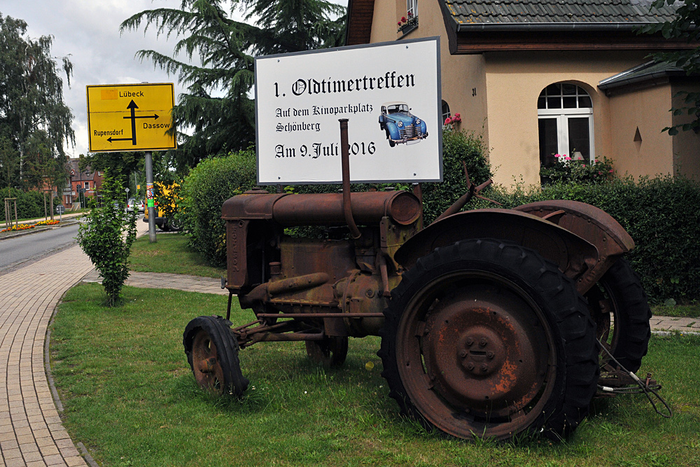 1. Schönberger Oldtimertreffen: Wer rastet, der rostet