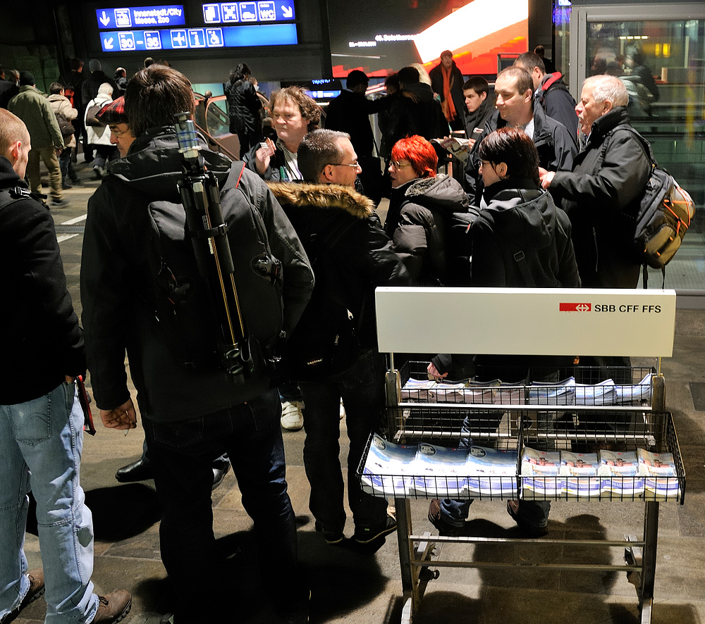 1. User-Treffpunkt 2011 im SBB Basel - Passerelle. Nr.1