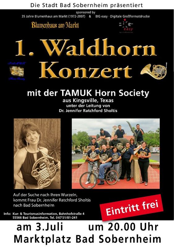 1. Waldhorn Konzert in Bad Sobernheim