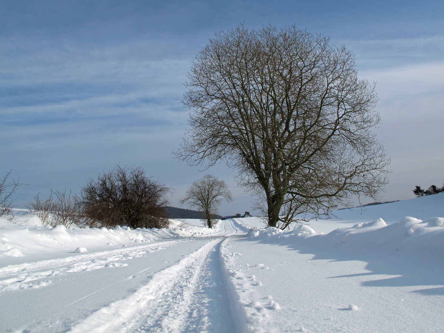 1. Weihnachtstag: Postkartenwinter in Hessen